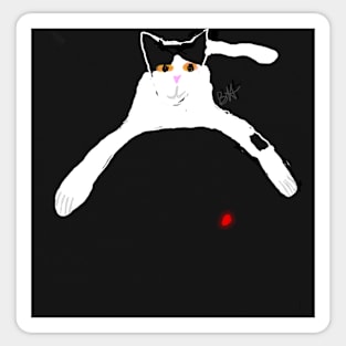 Catch the RED DOT Sticker